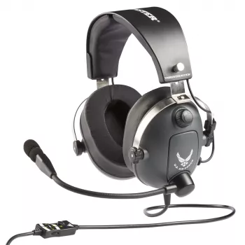 Thrustmaster T.Flight U.S. Air Force ausinės laidinės ant galvos Aviacija / skrydžių valdymas Juoda, Pilka