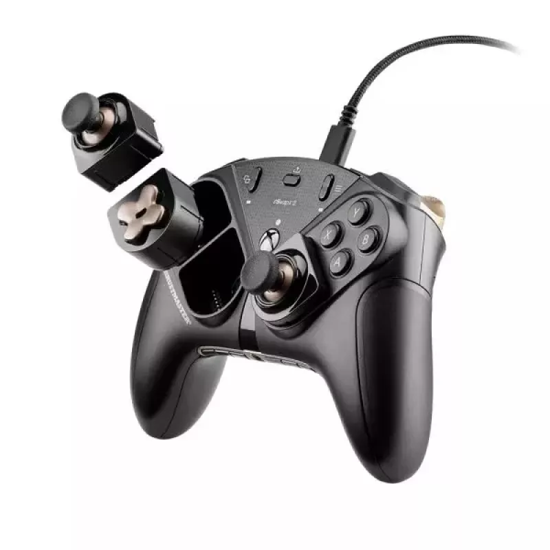 Thrustmaster D-IPPON D-pad modulis, PC, Xbox One, Xbox Series S, Xbox Series X, D-pad, juoda, auksinė, 1 vnt., 133 mm, 50 mm