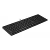 HP 125 laidinė klaviatūra, pilno dydžio (100 %), laidinė, USB, juoda