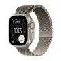 APPLE Watch Ultra 3 (2025) 5G 49mm Natural Titanium Case su Natural Titanium Milanese Loop M