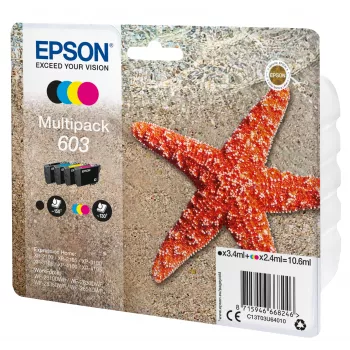 Epson C13T03U64020 rašalo kasetė 1 vnt. Originalius Standartinės talpos juoda, žalsvai mėlyna, purpurinė, geltona