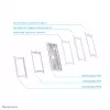 Neomounts WL15-650WH1 Planšetinio kompiuterio sieninis laikiklis 9,7–11 col. – užrakinamas
