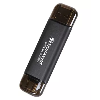TRANSCEND Esd310c - 512 GB nešiojamasis SSD - USB Type-A / USB Type-C