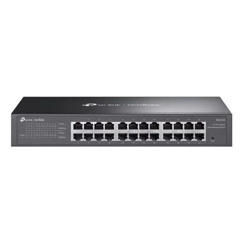 TP-Link Omada ES224G tinklo jungiklis Valdomas L2 Gigabit Ethernet (10/100/1000) Juodas