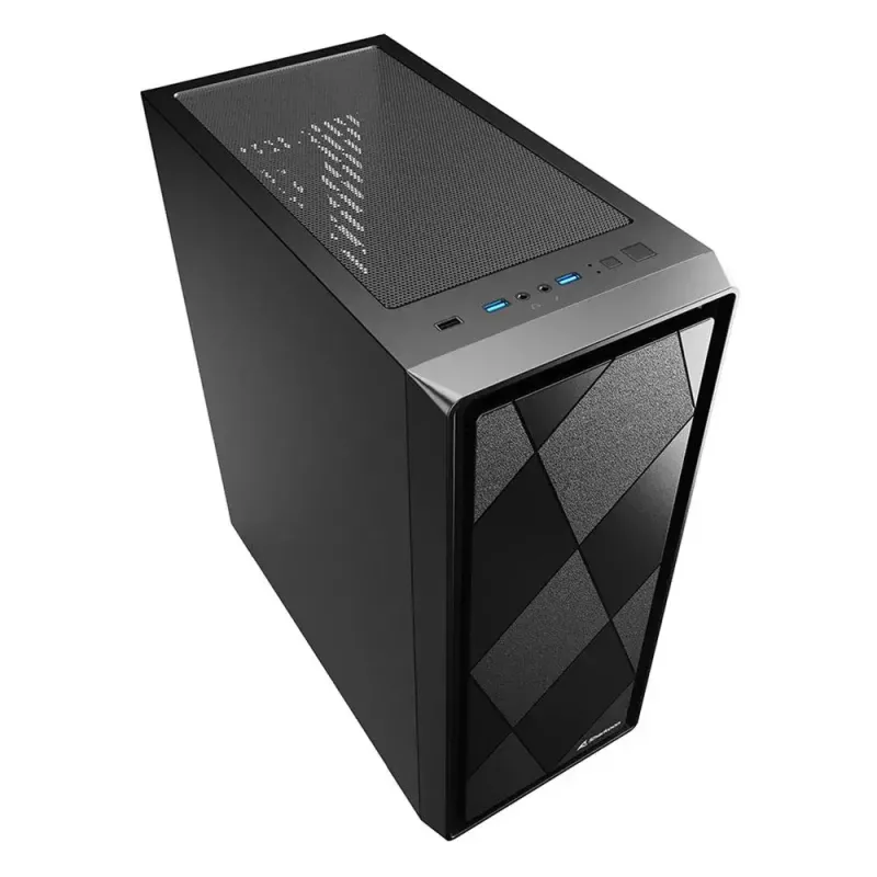 PC korpusas Sharkoon VS8 Midi Tower Juoda