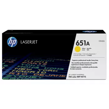 HP 651A geltona Originali LaserJet tonerių kasetė, 16000 puslapių, Geltona, 1 vnt.