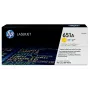 HP 651A geltona Originali LaserJet tonerių kasetė, 16000 puslapių, Geltona, 1 vnt.