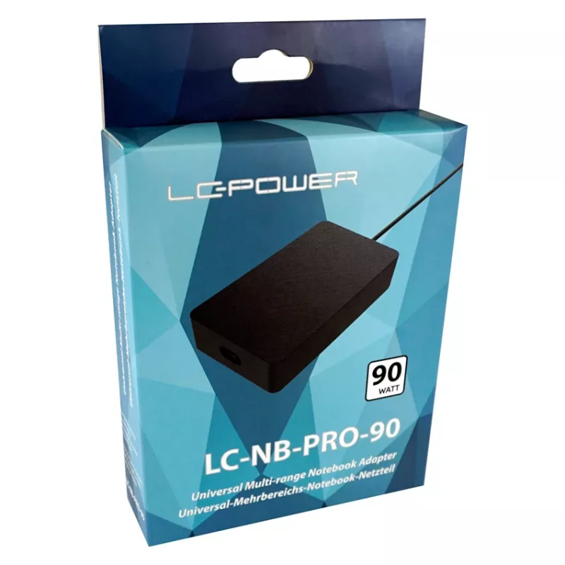 LC-POWER Universal Power Supply For Notebooks, 90w - Lc-nb-pro-90