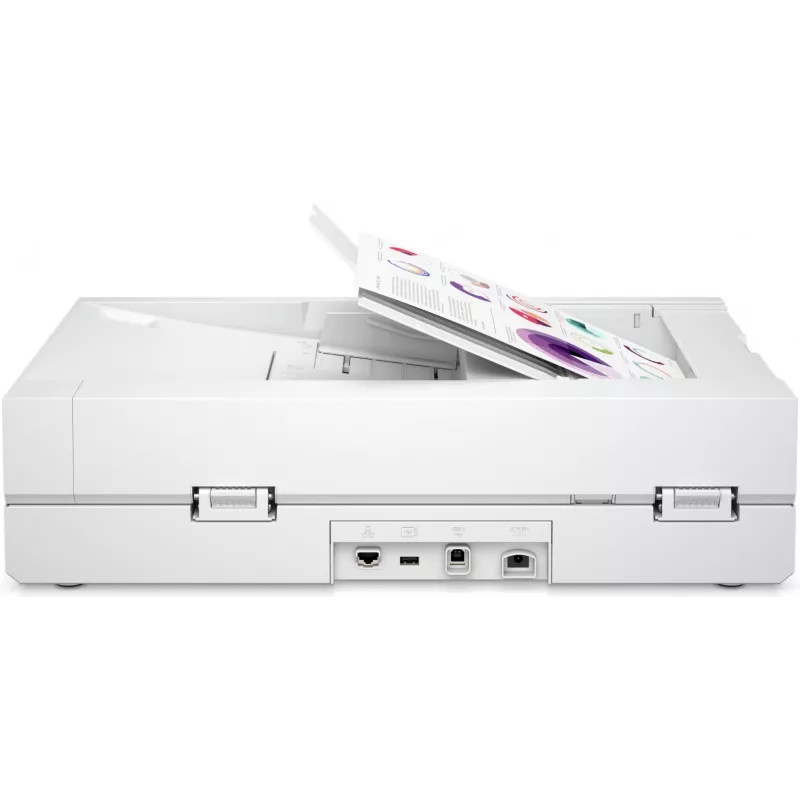 “HP Scanjet Enterprise Flow N6600 fnw1” plokščiasis ir ADF skaitytuvas 1200 x 1200 DPI A4 Baltas
