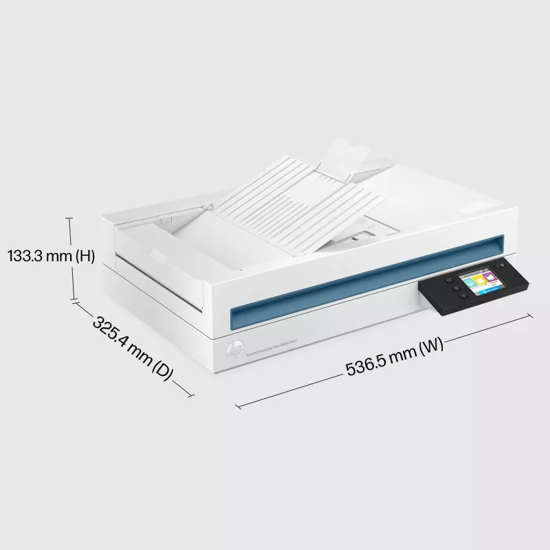 “HP Scanjet Enterprise Flow N6600 fnw1” plokščiasis ir ADF skaitytuvas 1200 x 1200 DPI A4 Baltas