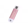 TRANSCEND Esd310p - 1TB nešiojamasis SSD - USB Type-a / USB Type-c - rožinis