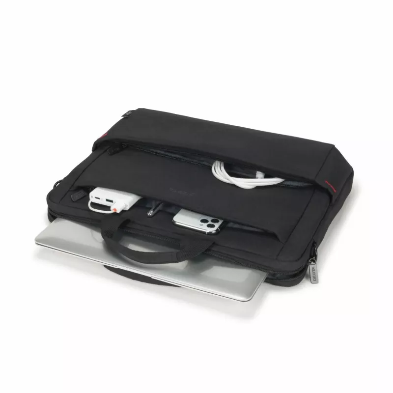 DICOTA Eco plonas Case Plus Base - 13-15,6 inch nešiojamojo kompiuterio dėklas - juodas / 300d Rpet poliesteris