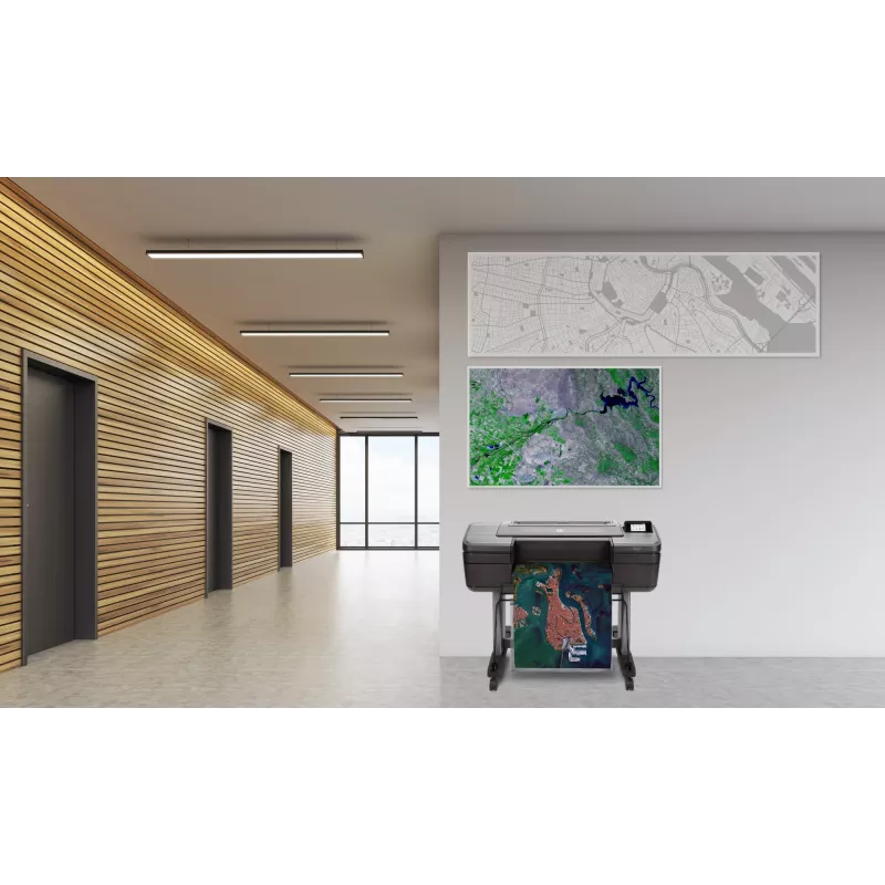 HP Designjet Z6dr 44 colių PostScript spausdintuvas su vertikaliu pjaustytuvu