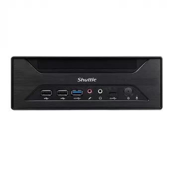 Shuttle XPC slim Barebone XH610 - S1700, Intel H610, 1xDP, 1xHDMI, 1x VGA, 2x COM (RS232), 2x LAN (2.5G ir 1G), 1x slim5.25 colio, 2x 3.5 colio, 2x M.2, 24/7 nuolatinis veikimas