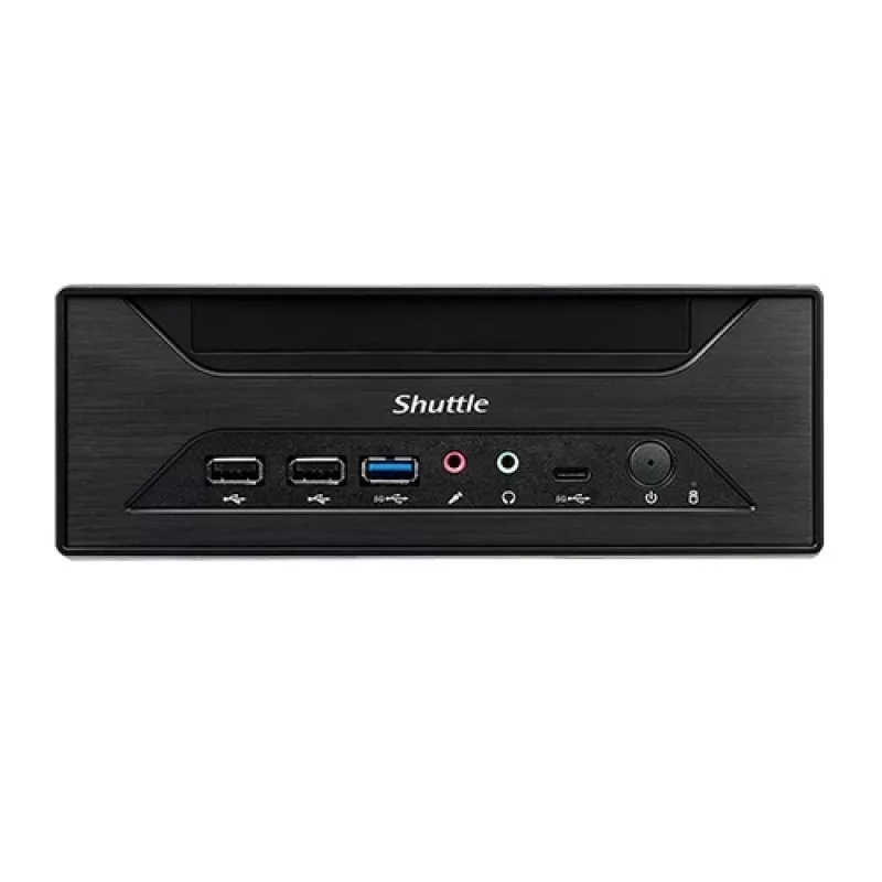 Shuttle XPC slim Barebone XH610 - S1700, Intel H610, 1xDP, 1xHDMI, 1x VGA, 2x COM (RS232), 2x LAN (2.5G ir 1G), 1x slim5.25 colio, 2x 3.5 colio, 2x M.2, 24/7 nuolatinis veikimas