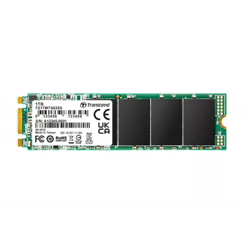 TRANSCEND SSD Mts825s 1TB M.2 2280 SATA Ill 6gb/s 3D Nand-flash