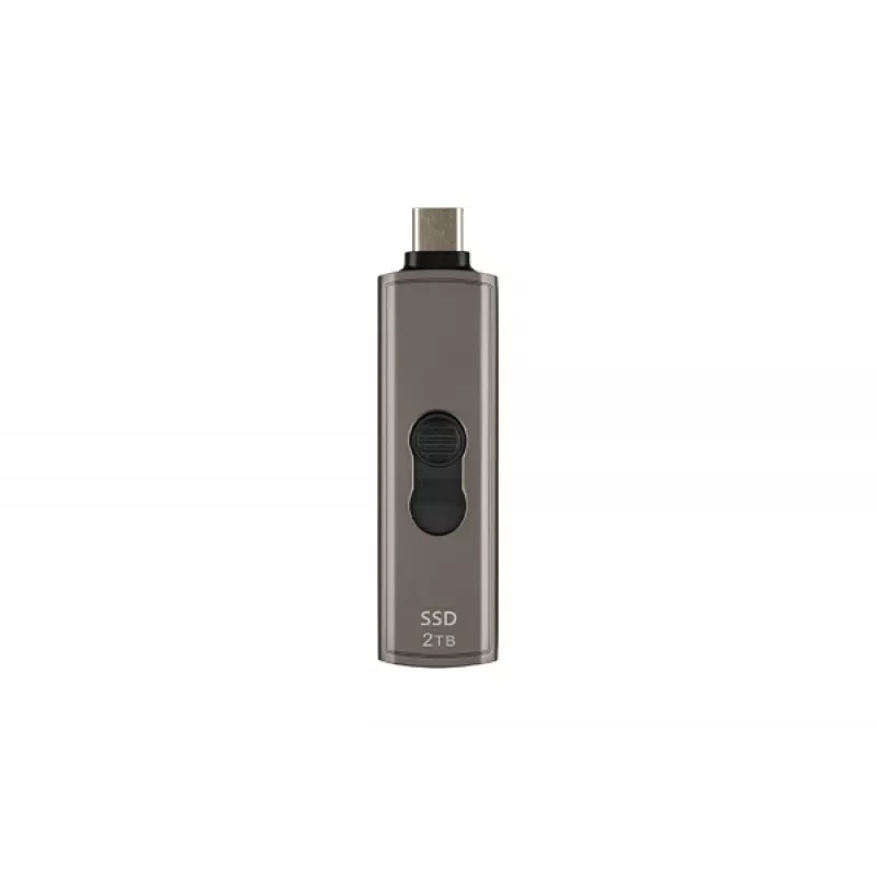 TRANSCEND SSD - Esd330c nešiojamasis diskas - 1 TB - USB Type-C - tamsiai pilkai ruda