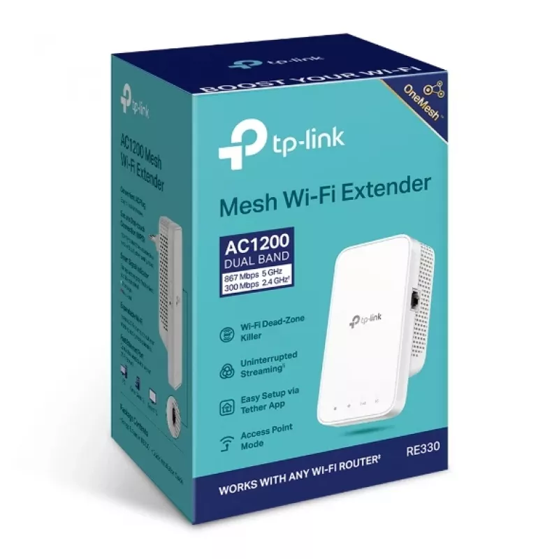 TP-Link RE335 tinklo kartotuvas 867 Mbit/s balta