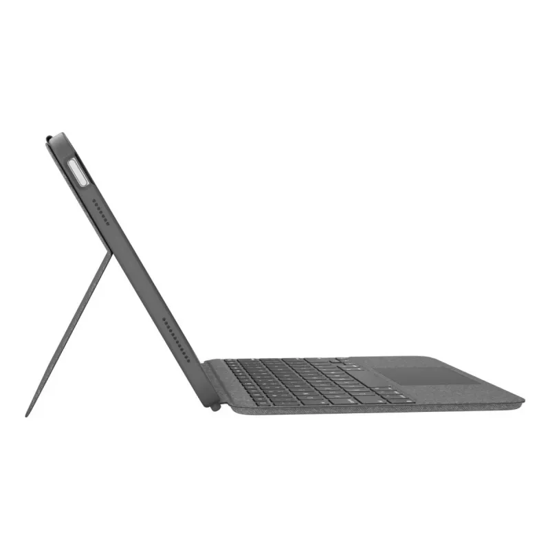 LOGITECH Combo Touch iPad (10-os kartos) - Oxford Pilka - Qwerty UK
