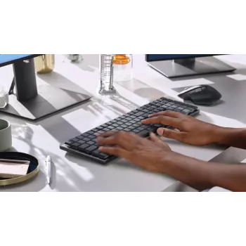 LOGITECH MX Mechanical belaidė apšviečiama našumo klaviatūra – grafito spalvos, US International Qwerty, taktiliniai tylūs klavišai