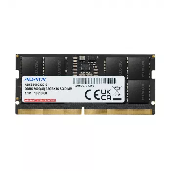 ADATA Premier atminties modulis 16 GB 1 x 16 GB DDR5 262 kontaktų SO-DIMM ECC