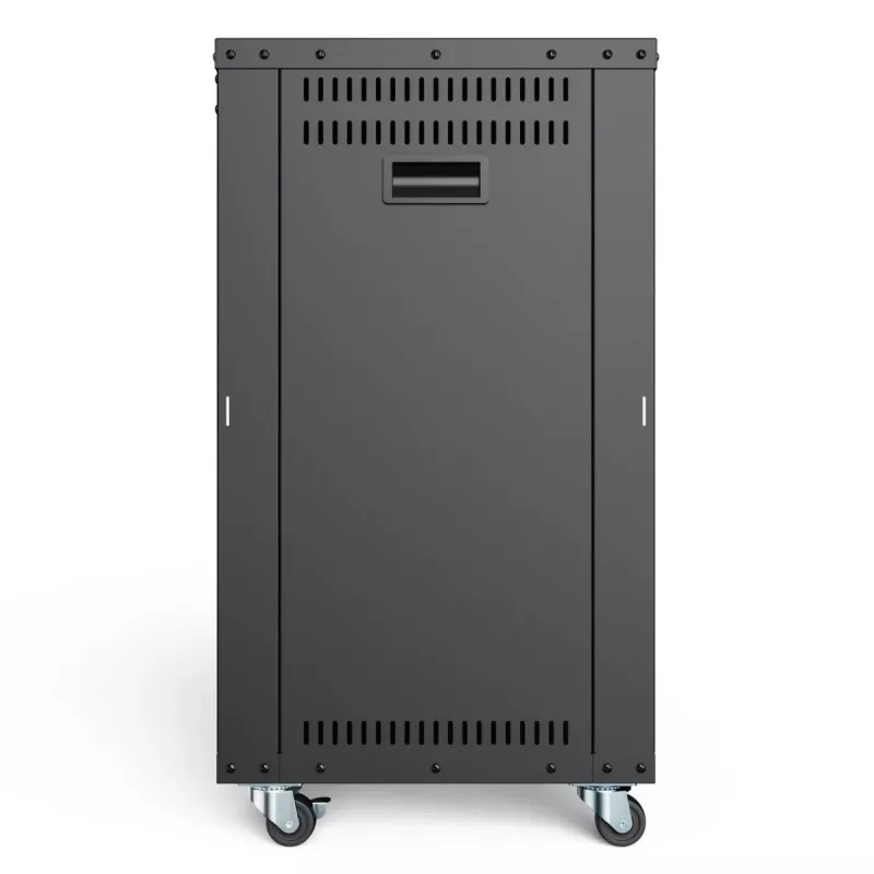 DIGITUS 16U AVS stovas 780x507x460 mm, srieginės tvirtinimo angos, ratukai, juodas
