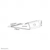 Neomounts NSLS025 Laptop stovas 10-17 colių - universalus, Laptop stovas, Sidabrinis, Aliuminis, 25,4 cm (10 colių), 43,2 cm (17 colių), 5 kg