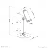 Neomounts DS15-540BL1 Planšetinio kompiuterio stovas 4.7-12.9 colio - universalus