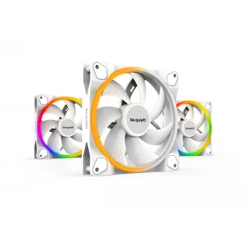 be quiet! Light Wings White | 140mm PWM Triple Pack Kompiuterio korpuso ventiliatorius 14 cm 3 vnt.