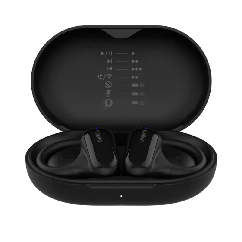 BELKIN ausinės - Soundform Clearfit - Belaidės - Juodos