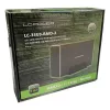 LC-POWER Lc-35u3-rid-2, išorinis 2 vietų 3,5 col. standžiųjų diskų korpusas su RAID, aliuminis, juodas