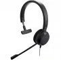 Jabra EVOLVE 20 UC Mono, laidinės, biuro/skambučių centro, 142 g, ausinės, juodos