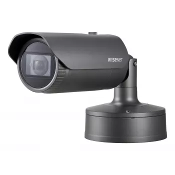 Hanwha Vision WiseNet X XNO-6080R lauko cilindrinė IP kamera, 2 MP, 2,8-12 mm, diena/naktis, atspari vandalizmui, pilka