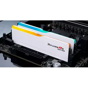 Stalinės atminties DDR5 modulis G.SKILL Ripjaws M5 32GB (2x16GB) 6000 MHz CL36 288 kontaktų DIMM RGB