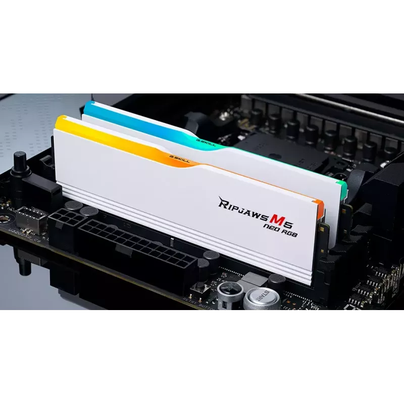 Stalinės atminties DDR5 modulis G.SKILL Ripjaws M5 32GB (2x16GB) 6000 MHz CL36 288 kontaktų DIMM RGB