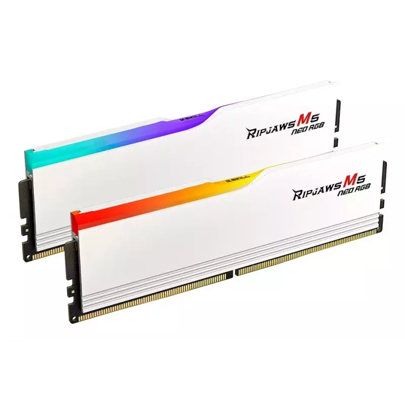 Stalinės atminties DDR5 modulis G.SKILL Ripjaws M5 32GB (2x16GB) 6000 MHz CL36 288 kontaktų DIMM RGB