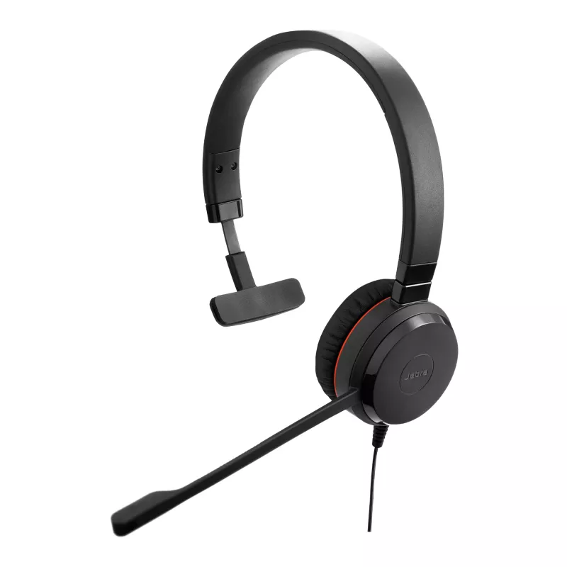 Jabra Evolve 30 II pakaitinė vienpusė laisvų rankų įranga, laidinė, 150–7000 Hz, Biuro/skambučių centro, 171,1 g, Laisvų rankų įranga, Juoda