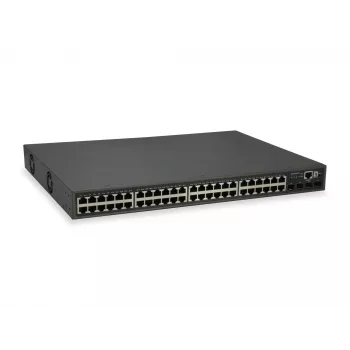 LevelOne 52 prievadų L3 Lite valdomas Gigabit PoE jungiklis, 4 x 10GbE SFP+, 48 PoE išėjimai, 400W PoE galios biudžetas