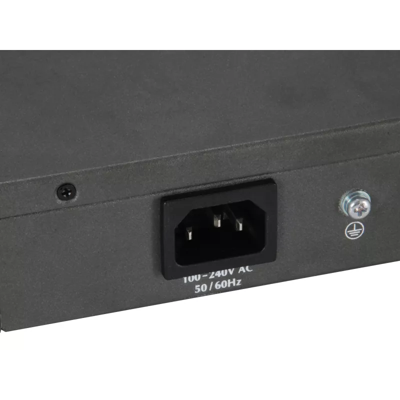 LevelOne 52 prievadų L3 Lite valdomas Gigabit PoE jungiklis, 4 x 10GbE SFP+, 48 PoE išėjimai, 400W PoE galios biudžetas