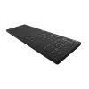 Contour Design Active Key Contour QuickClean medicininė klaviatūra su nuimamu dangteliu, pilno dydžio, belaidė, juoda, DE C8112