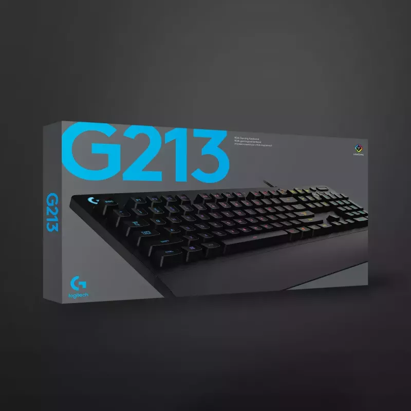 Žaidimų klaviatūra Logitech G G213 Prodigy Full-size RGB LED Wired