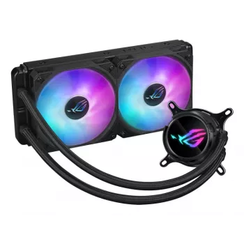 ASUS ROG Strix LC III 240 ARGB Procesoriaus skysčio aušinimo komplektas 12 cm Juodas