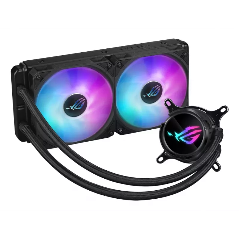 ASUS ROG Strix LC III 240 ARGB Procesoriaus skysčio aušinimo komplektas 12 cm Juodas