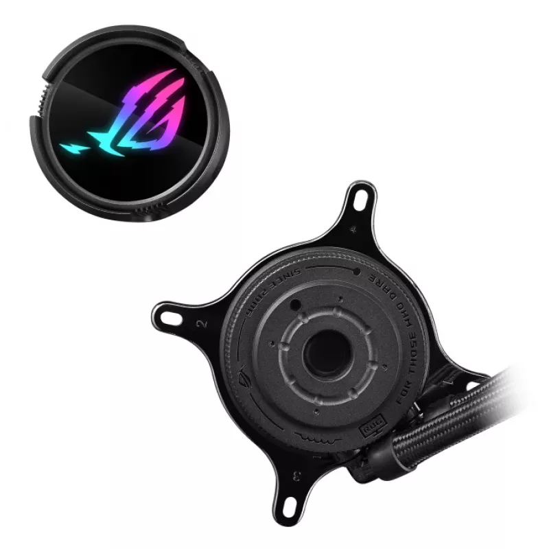 ASUS ROG Strix LC III 240 ARGB Procesoriaus skysčio aušinimo komplektas 12 cm Juodas