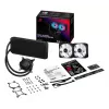 ASUS ROG Strix LC III 240 ARGB Procesoriaus skysčio aušinimo komplektas 12 cm Juodas