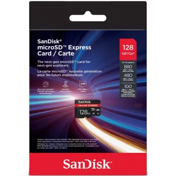 MicroSD kortelė SanDisk 128 GB UHS-I Express SDSQXFN-128G-GN4NN