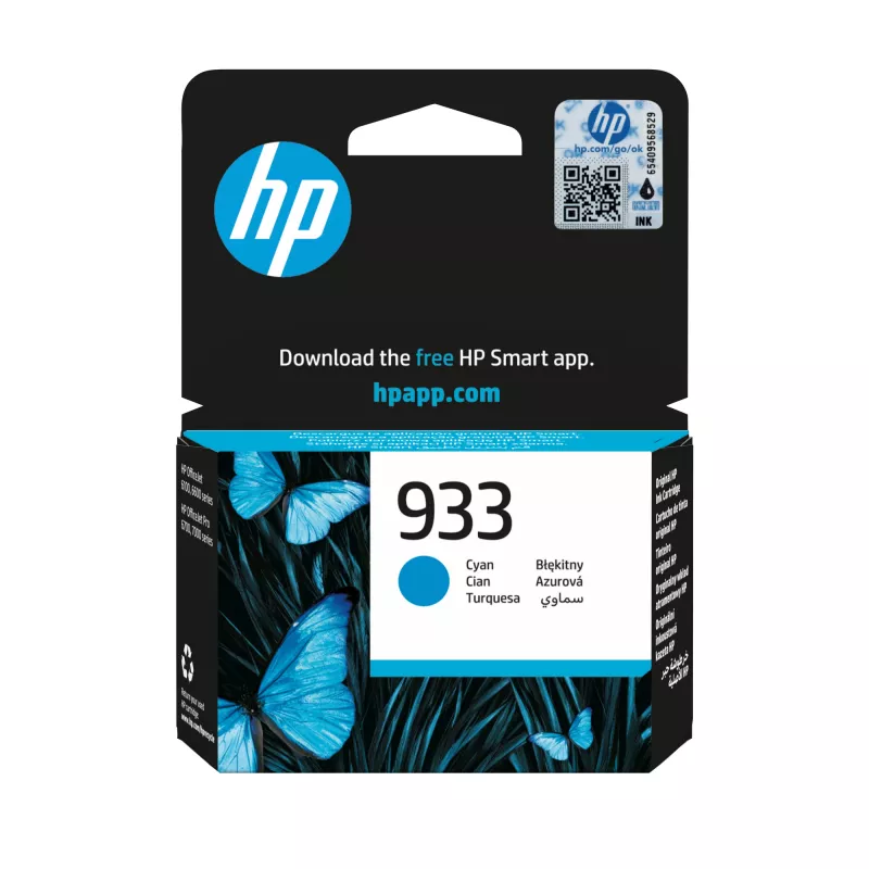HP 933 žydra Originali rašalo kasetė CN058AE#BGX