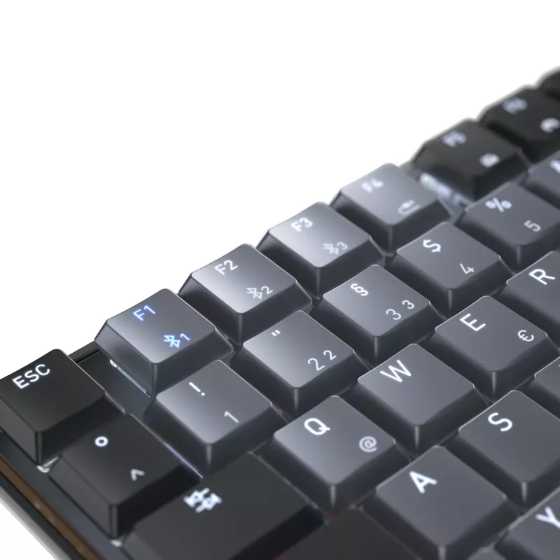 CHERRY KW 550 MX LP klaviatūra Namai/Biuras USB + Bluetooth QWERTZ Vokiška Juoda