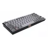 CHERRY KW 300 MX klaviatūra Home USB + Bluetooth QWERTZ vokiška juoda, vario, pilka