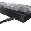 CHERRY KW 300 MX klaviatūra Home USB + Bluetooth QWERTZ vokiška juoda, vario, pilka
